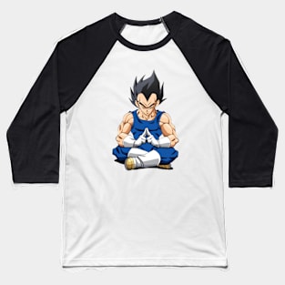 Vegeta Meditation Inner peace fan art Baseball T-Shirt